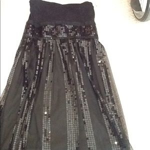 Elegant beautiful black skirt